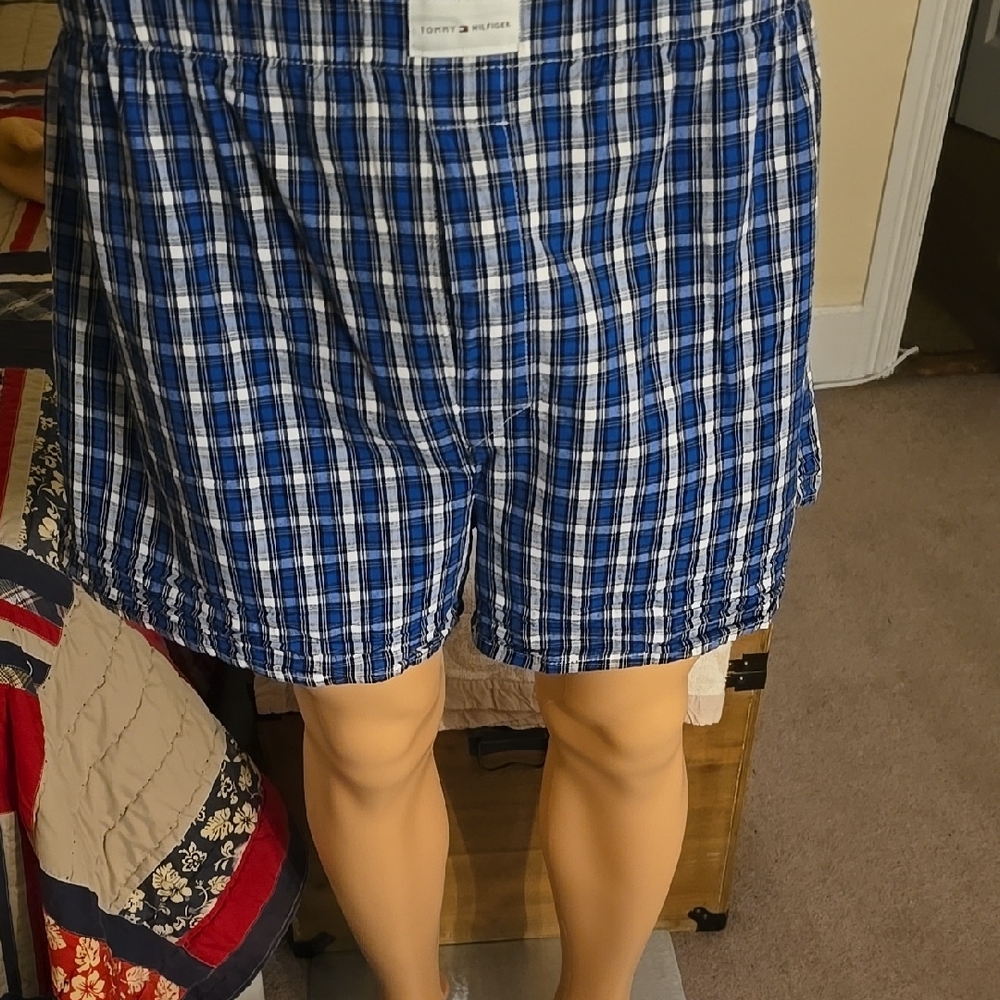 Tommy Hilfiger Blue and White Boxers for Everyday Comfort